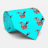 LED-Kerstman Stropdas (Opgerold)