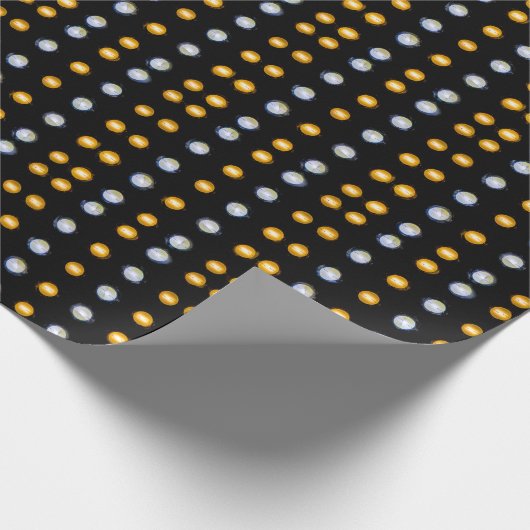 LED-lichten, close-up abstracte achtergrond. Cadeaupapier (Hoek)