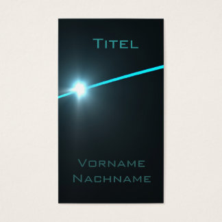 LED  türkis Visitekaartjes