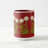 L'edelweiss suisse fleurit la tasse (Centre)