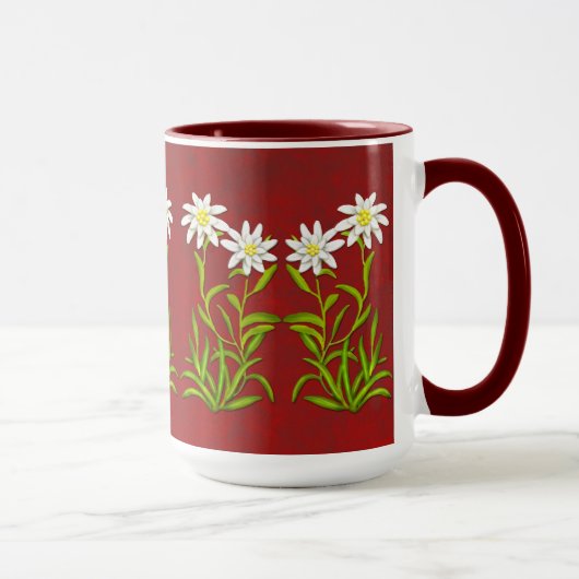 L'edelweiss suisse fleurit la tasse (Droite)