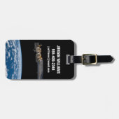 Ledemaat van de Aarde, of Horizon Bagagelabel (Voorkant horizontaal)