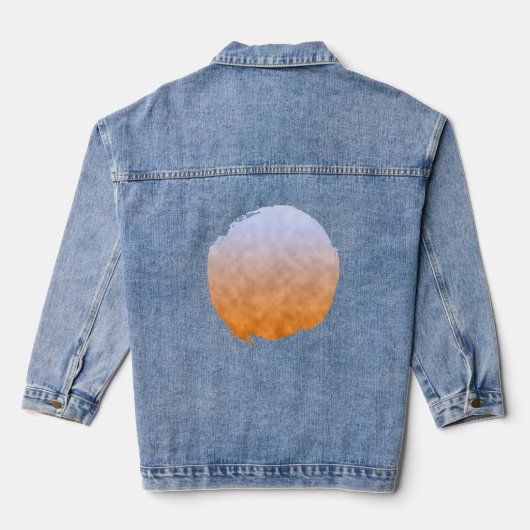 Leden aan de hemel denim jacket (Achterkant)