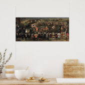 Leden van de Broederschap St. Barbara Poster (Keuken)