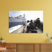 Leden van het bezoek, de raad van bestuur, de huis canvas afdruk (Insitu (Woonkamer))