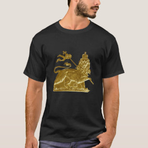 Leden van Judah Rasta Metalic Design T-shirt