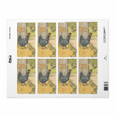  leder Boerderij Verse eieren Etiket (Full Sheet)