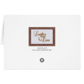 Leder- en lace-bruiloft (Achterkant Horizontaal)