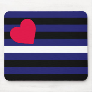Leder Latex en BDSM Pride Flag Muismat