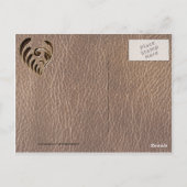 Leder-look-ventilator Briefkaart (Achterkant)