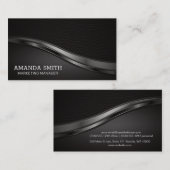 Leder | Luxe afwerking | Executive Visitekaartje (Voorkant / Achterkant)