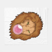 leder met bubbelgom fleece deken (Voorkant (Horizontaal))