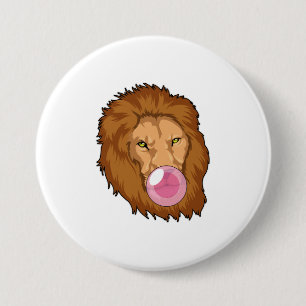 leder met bubbelgom ronde button 7,6 cm