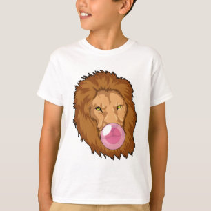 leder met bubbelgom t-shirt