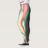 Leder met Zipper-ontwerp Leggings (Links)