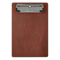 Leder Mini-klembord
