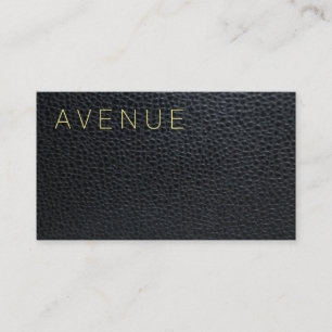 Leder / Modern Type Visitekaartje