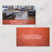 Leder-onroerend goed | Realtor Agent | Intern Visitekaartje (Voorkant / Achterkant)
