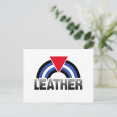 Leder Queer Pride Briefkaart (Staand voorkant)