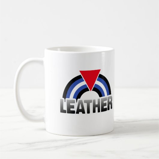 Leder Queer Pride Koffiemok (Links)