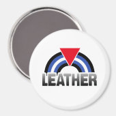 Leder Queer Pride Magneet (Voorkant / Achterkant)
