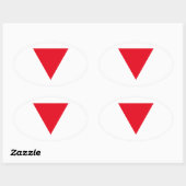 Leder Queer Pride Ovale Sticker (Vel)