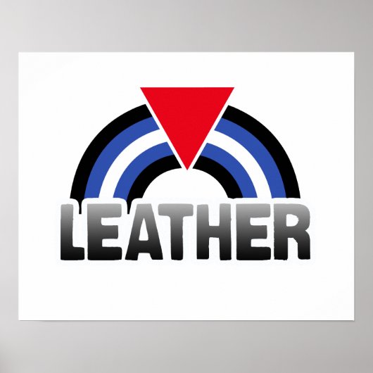 Leder Queer Pride Poster (Voorkant)