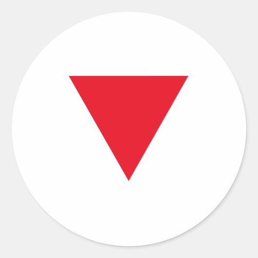 Leder Queer Pride Ronde Sticker (Voorkant)