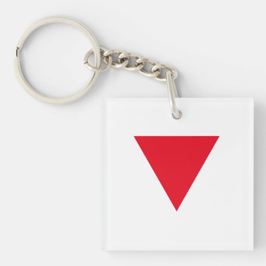 Leder Queer Pride Sleutelhanger (Voorkant)
