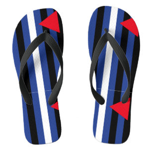 Leder Queer Pride Teenslippers