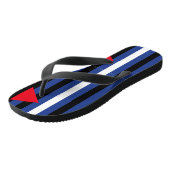 Leder Queer Pride Teenslippers (Schuin)