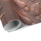  leder roos cadeaupapier (Rol Hoek)