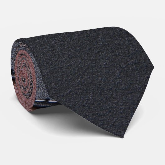 leder stropdas (Opgerold)