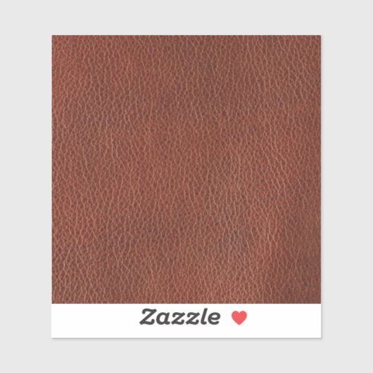 Leder, vinylsticker, op maat gesneden sticker (Vel)