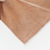 lederen achtergrond fleece deken (Hoek)