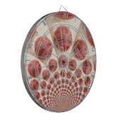 Lederen bal Rhythm Cricket Balls: Rhythmic Array Dartbord (Voorkant Links)