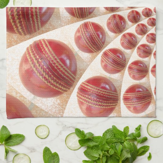 Lederen bal Rhythm Cricket Balls: Rhythmic Array Theedoek (Gevouwen)