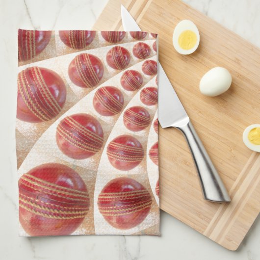 Lederen bal Rhythm Cricket Balls: Rhythmic Array Theedoek (Quarter Fold)