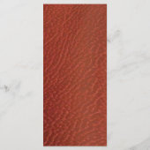 Lederen bloemen in het menu Cream Suede (Achterkant)