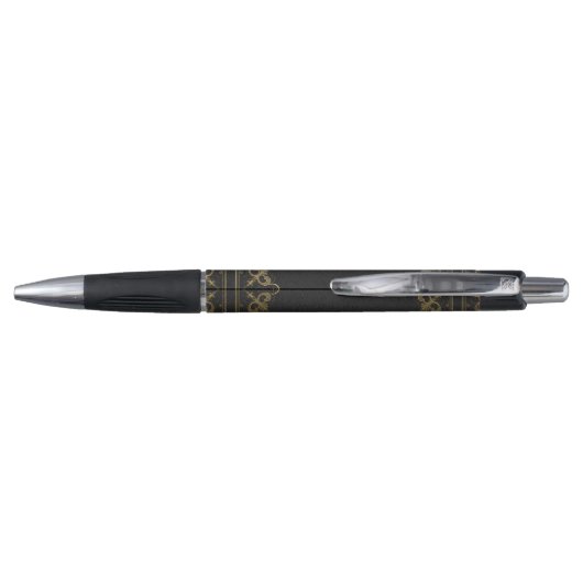 Lederen BoundBook Student Script Pen (Achterkant)