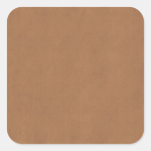 lederen bruine perkament Sjabloon blanco Vierkante Sticker