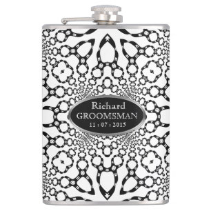 Lederen harnas geometrie personaliseren heup kolf heupfles