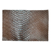 Lederen huid, gestructureerde achtergrond kussensloop (Achterkant)