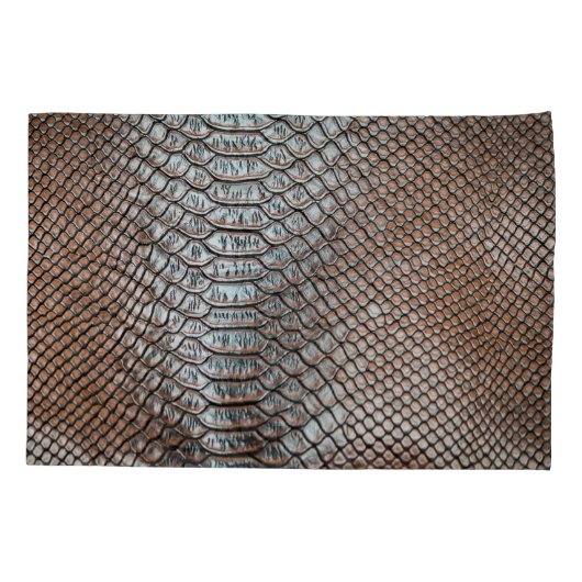 Lederen huid, gestructureerde achtergrond kussensloop (Achterkant)