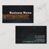 lederen joodsen met Button bus Visitekaartje (Voorkant / Achterkant)