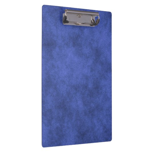 Lederen kijken naar overgegoten blauw klembord (Rechts)