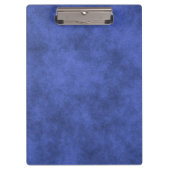 Lederen kijken naar overgegoten blauw klembord (Voorkant)