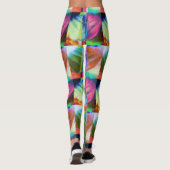 lederen kleuren leggings (Achterkant)