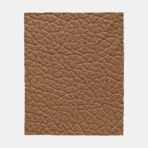 Lederen lichte bruine tinten grote textuur. abs fleece deken