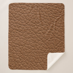 Lederen lichte bruine tinten grote textuur. abs sherpa deken
